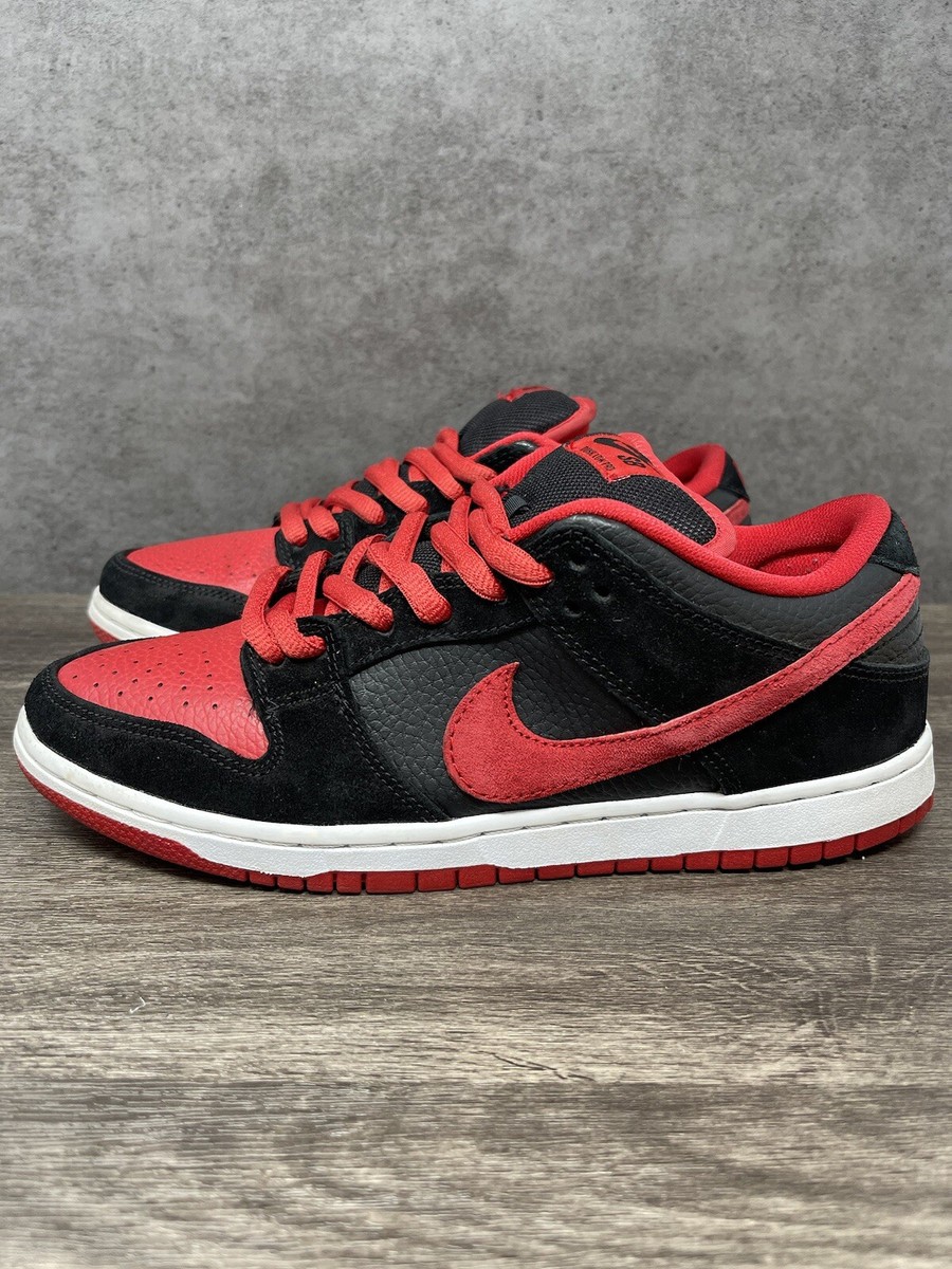 スニーカー Nike Dunk SB Low J Pack Bred 'Jpack' SS 14 2014 Nike Dunk Low Pro SB J Pack Bred Size 8.5 Mens Red Black