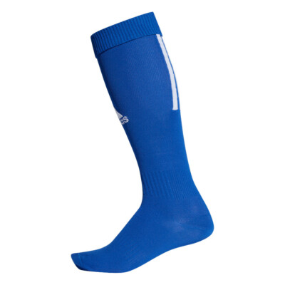 adidas Santos 18 3 Streifen Stutzenstrumpf Fußballsocke blau [CV8095]