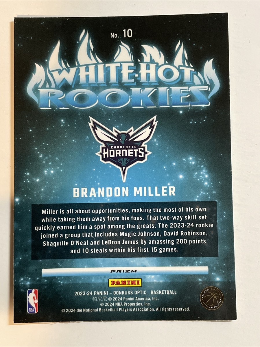 その他 NBA DONRUSS OPTIC RC BRANDON MILLER AQUA Brandon Miller 2023 Optic #219 Aqua /249 Price Guide