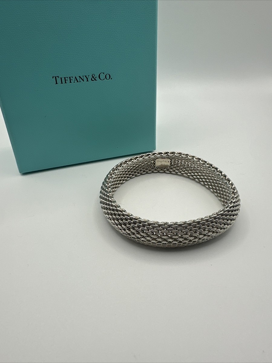 Tiffany & Co Sterling Silver Somerset Flexible Mesh Weave