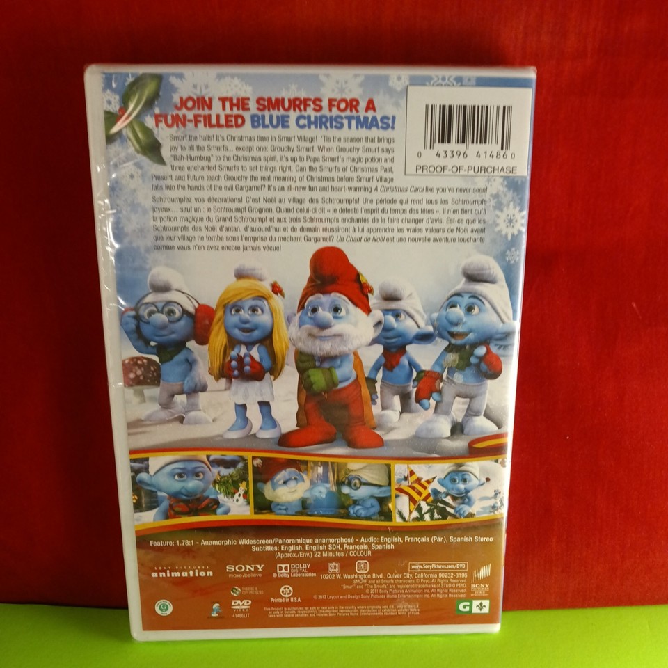 The Smurfs A Christmas Carol Dvd 2012 Ebay 
