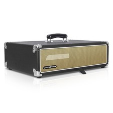 Sound Town Vintage 2U Amp Rack Case, 12.5" Depth, Black STVRC-2BK 