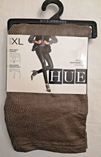 Hue Python Leatherette Leggings . Seal colour. XL. New