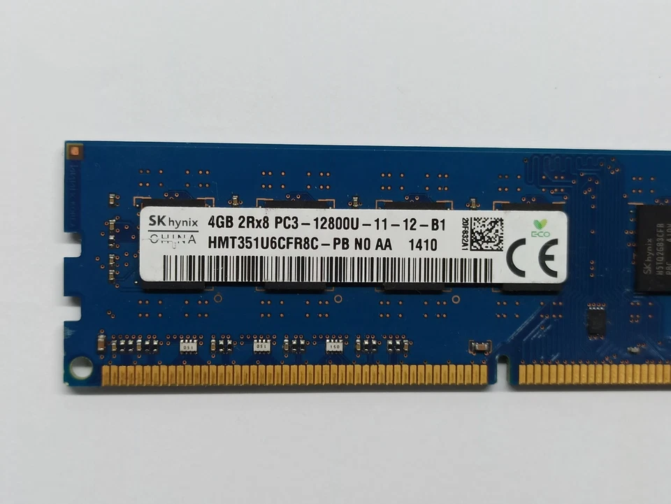 HMT351U6CFR8C-PB N0 AA Hynix China 4GB PC3-12800 DDR3-1600MHz CL11 240-Pin DIMM - Imagen 2 de 3