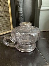 Queen Mary Finger Oil Lamp, Purple Tone Glass