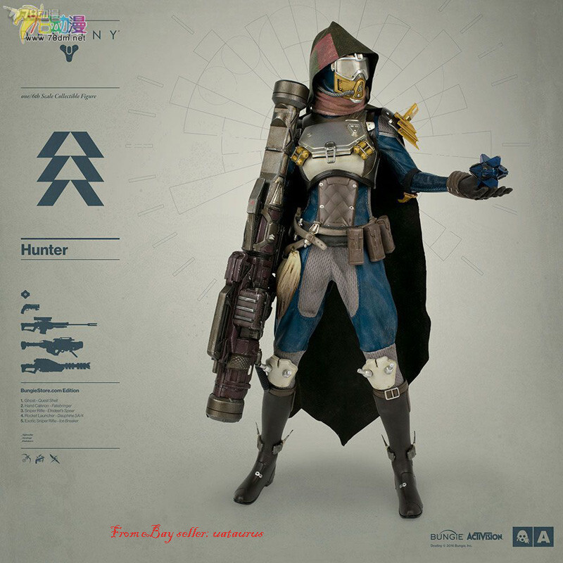 1/6 12インチ Threea Warlock BUNGIE store限定版 1/6 Destiny Warlock figure 3A ThreeA BUNGIE STORE EXCLUSIVE
