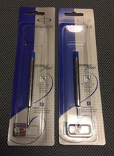 (LOT OF 2) Parker Quinkflow  Ball Pen Refill Blue Ink Fine Point Quink Flow