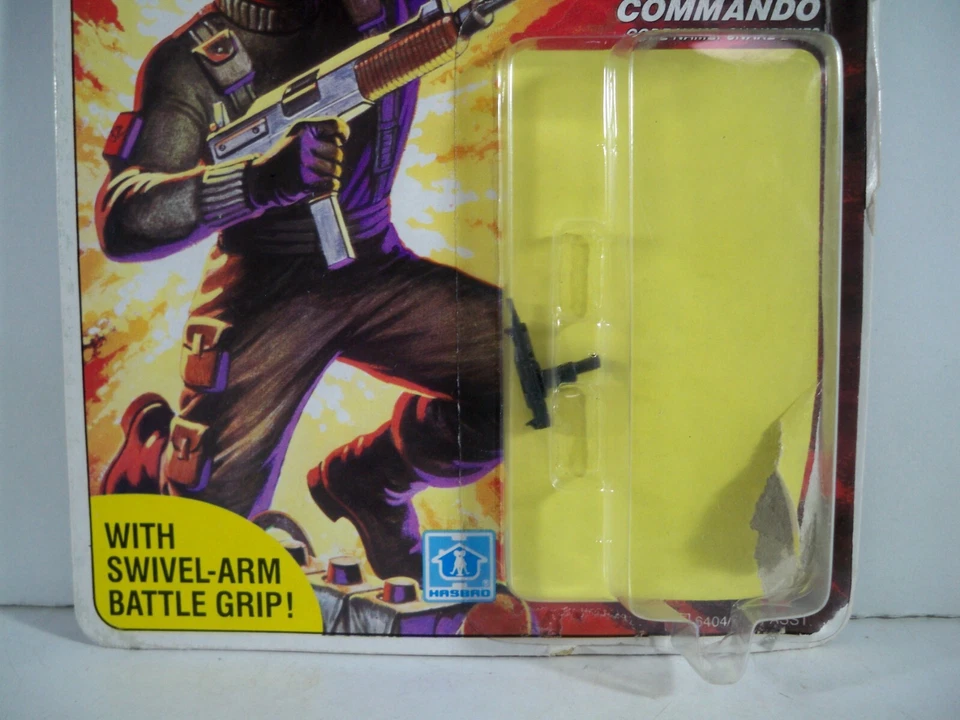K24i99964 SNAKE EYES V1.5 OPEN CARD SWIVEL ARM 1983 GI JOE 100% COMPLETE VINTAGE - Image 3 of 4
