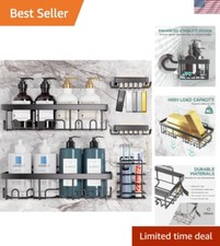 Easy Installation Rust-Resistant Shower Organizer - 5-Tier Caddies Holders