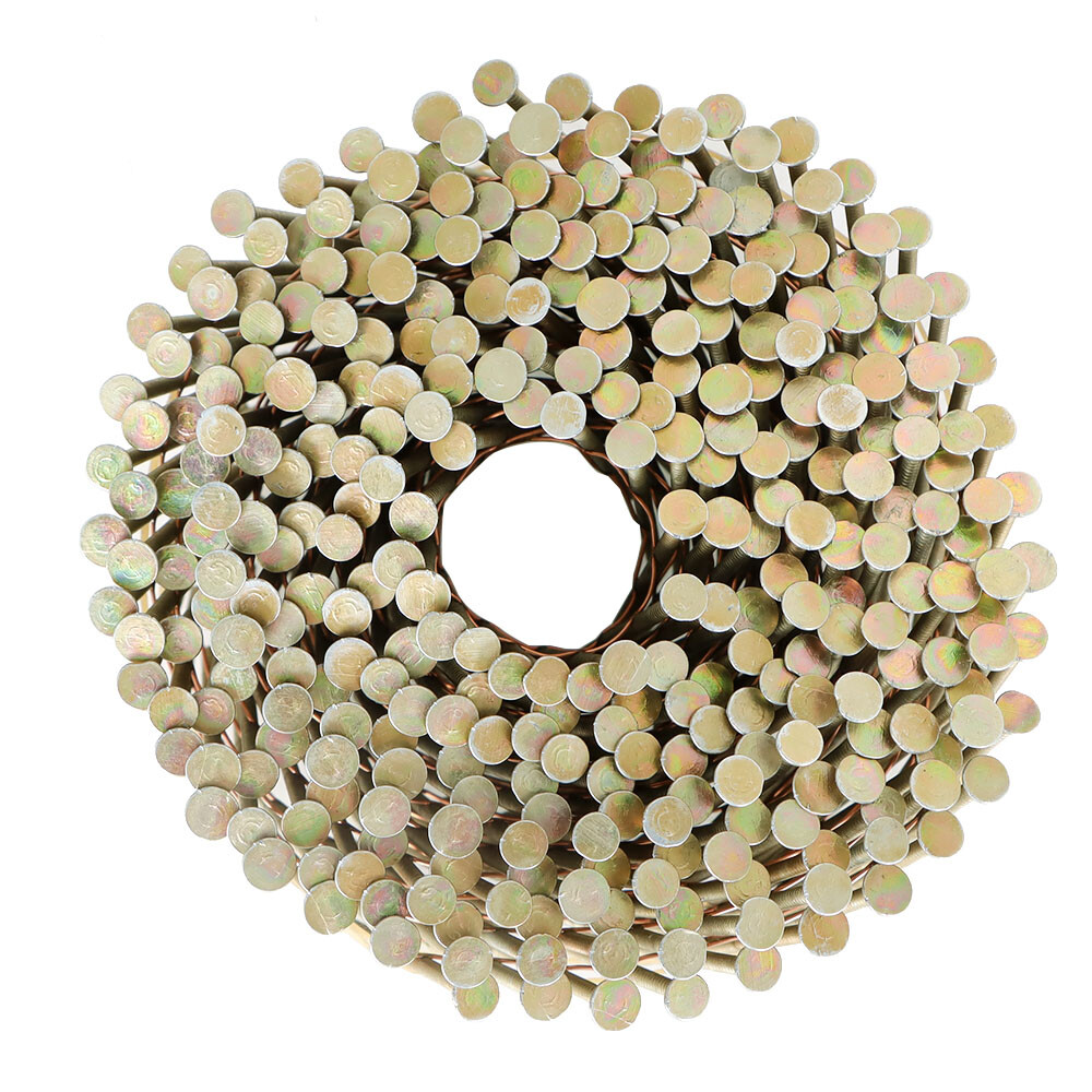 3600Pcs 15 Degree Wire Coil 2-1/2” × .09” Ring Shank Resin Paint Siding Nail New