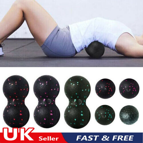 UK Peanut Massage Fitness Yoga Ball Set Double Lacrosse Mobility Ball Comforable