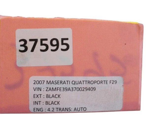 03-08 Maserati Quattroporte M139 Front Bumper Cover Assembly 980139426 Oem