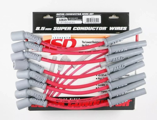 MSD Super Conductor Spark plug Wire Set For 1999-2005 GM 1500 LS 4.8L 5.3L 6.0L - Picture 1 of 11