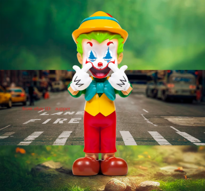 Zcwo Fools Garden Pinocchio Joker Ver. I Had A Bad Day 58cm Vinyl