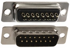 Lot10 D-Sub Male/Plug DB15pin Solder/Soldering Cup cable/wire End/Connector$SHdi