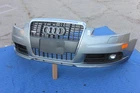05-08 AUDI S6 A6 "S" LINE FRONT BUMPER COVER GRILL FOG TRIM GENUINE OEM GRAY