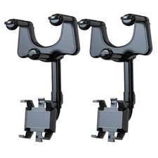2 Pcs Vehicle Cell Phone Holder Car Trip Recorder Mount Flexible for