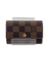 LOUIS VUITTON Multicles 6 Damier Ebene Leather BRW Men's