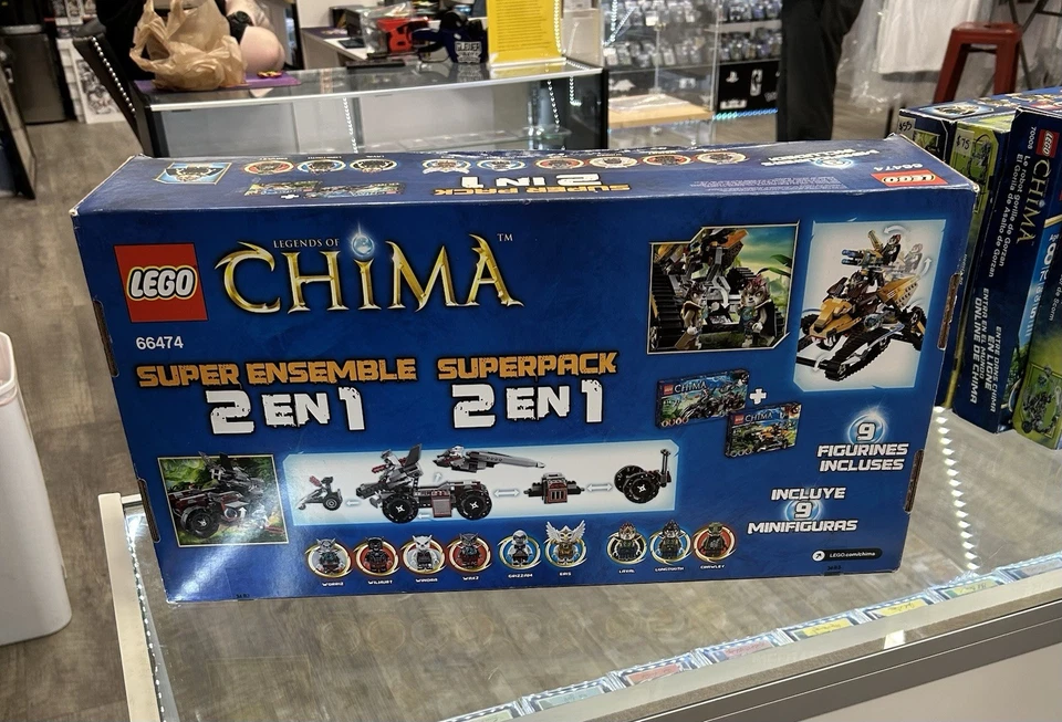 NEW LEGO Legends of Chima Super Pack 2 in 1 70005 & 70009 (66474) (CBMH) - Image 2 of 2