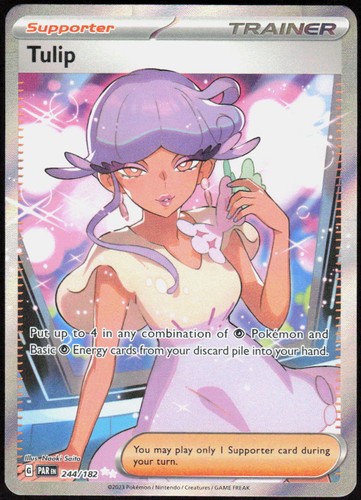 Tulip 244/182 Holofoil Ultra Rare Paradox Rift NM Pokemon