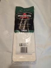 Wigwam L111504 Unisex White Coolmax Liner Socks Size Large