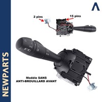 Newparts Lenkstockschalter Schwarz FüR Dacia Duster Sandero Logan Lodgy 17 Pins