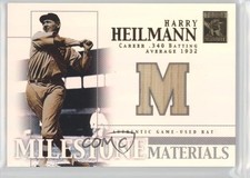 2002 Topps Tribute Milestone Materials Harry Heilmann #MIM-HH HOF 7xr