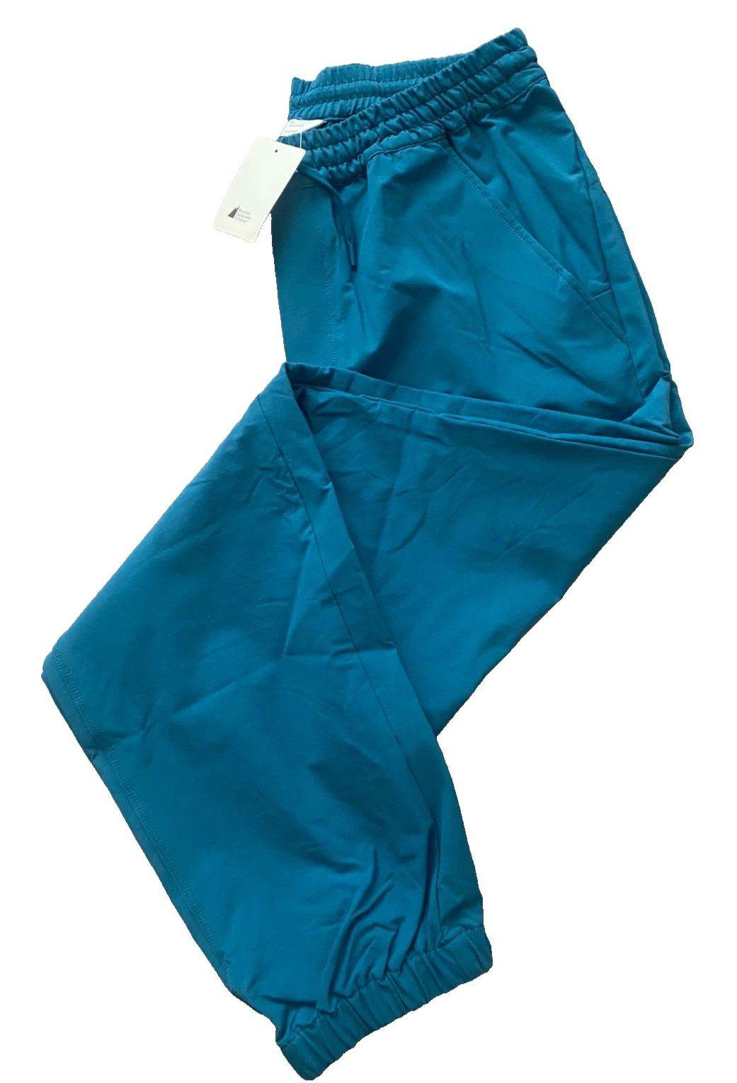NWT Mountain Equipment Company Pants Mens 34x32 Blue Softshell Hiking Gorpcore