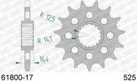 KTM 950 Supermoto 950 Afam 17 ZäHne Kettenrad 405856150 2005-2008