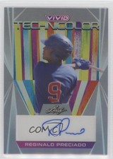 2022 Leaf Vivid Technicolor Gray 36/40 Reginald Preciado #T-RP1 Auto 4z8