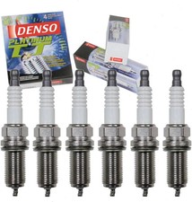 6 pc DENSO Platinum TT Spark Plugs compatible with Toyota 4Runner 4.0L V6 2003-2