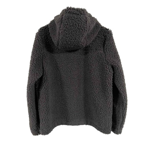 Obermeyer Womens Size M Amelia Sherpa Jacket Coal Gray Sherpa Fleece Hooded $159 - Picture 5 of 8
