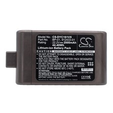 Battery for Dyson BP-01 D12 DC16 Handheld 12097 912433-01 912433-04 Car 2000mAh