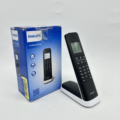 Philips M4701W/12 Schnurloses DECT-Telefon, 4,6 cm, LCD-Display, Hintergrundbele