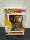 Funko Pop Dragon Ball Z Super Saiyan Vegeta Gold Chrome #154 SDCC 2018 Toy Tokyo