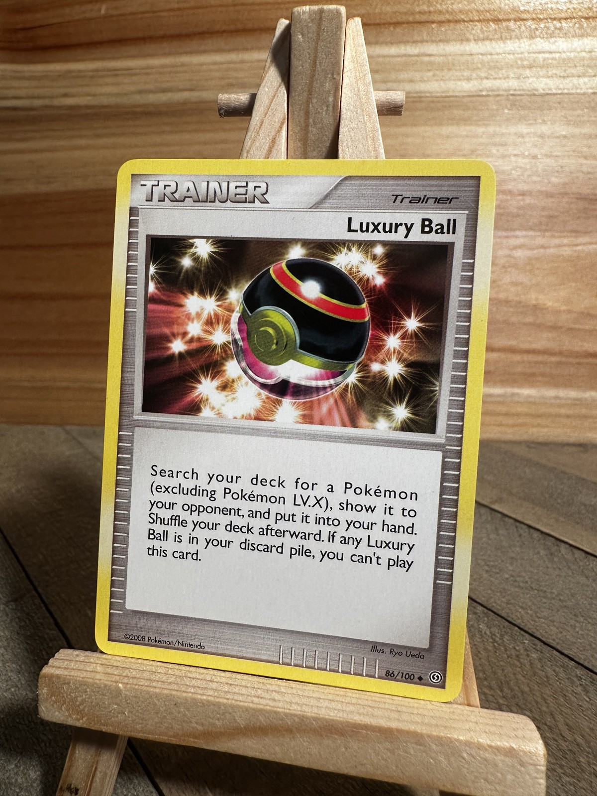 Pokemon Stormfront Uncommon Luxury Ball #86/100 Lightly played