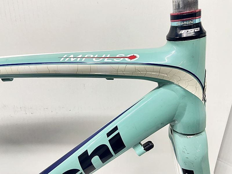 Bianchi Impulso Road Bike Frame Set 2013 Size 500 Aluminum Celeste