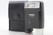  MINT w/ Case Konica HX-18W Shoe Mount Flash Strobe for Hexar RF From JAPAN