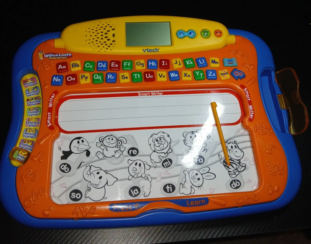 VTech 155403 Pre School Laptop Interactive Educational Kids Computer Toy with 30 Activities Suitable for Children 3, 4, 5 Year Olds Boys & Girls, White/Orange