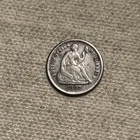 1867-S Seated Liberty Half Dime QA