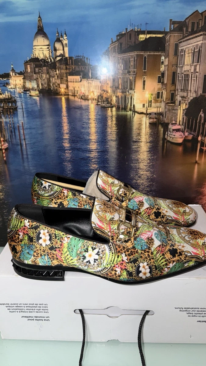 Loafer Floral Casual Shoes for Men for sale | eBay display picture 1