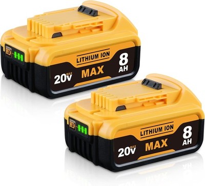 2-PCS Replacement for Dewalt 20V Max Battery DCB203 DCB204 DCB206 DCB200