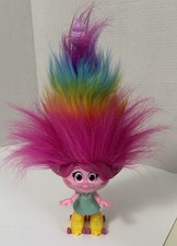 DreamWorks Trolls Party Hair Poppy Sounds Phrases Telescopic Rainbow Hair Hasbro