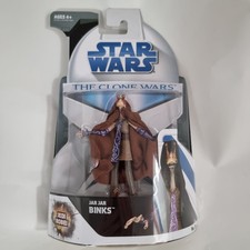 STAR WARS The Clone Wars JAR JAR BINKS No.24 Hasbro MOC OVP + Star Case