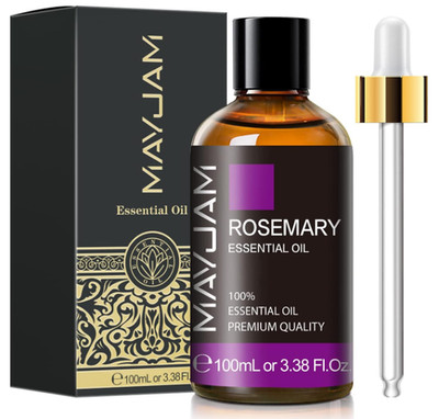 Aceite Esencial de Romero para el crecimiento del cabello suero Anti pérdida de