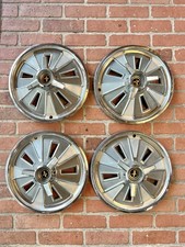 Ford Mustang Spinner Hubcaps 14 Hubcap Wheel Covers Classic Vintage 4 Set