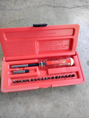 Hilti 20pc Hand Tool 1/4'' Bit Driver Screwdriver Set 842294 Made in USA Unused!