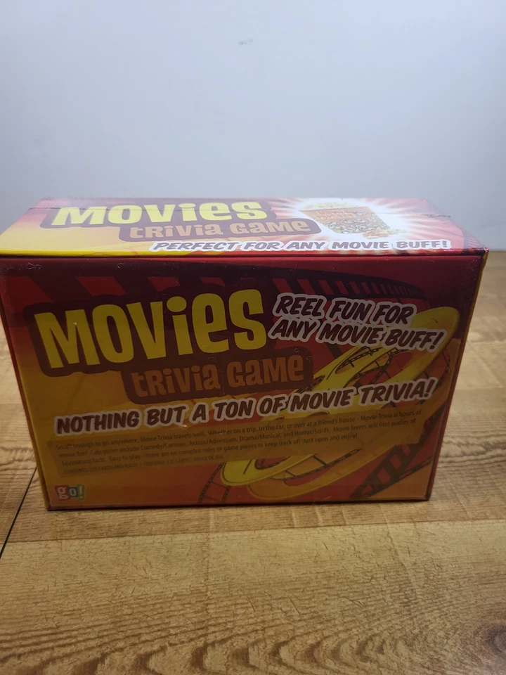 Movies Trivia Game  Adults 12+ For The Movie Buff New And Factory Sealed By GO! - Image 3 of 3