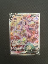 Pokémon TCG Espeon V Holo Ultra Rare Full Alt Art Evolving Skies 180/203
