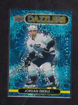 2021-22 Upper Deck Series 2 - Dazzlers Jordan Eberle #DZ-89 Blue